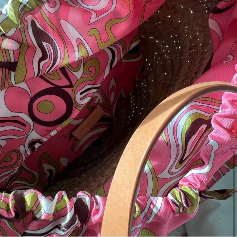 Emilio Pucci authentic visor and bag great condition. Selling as a set only